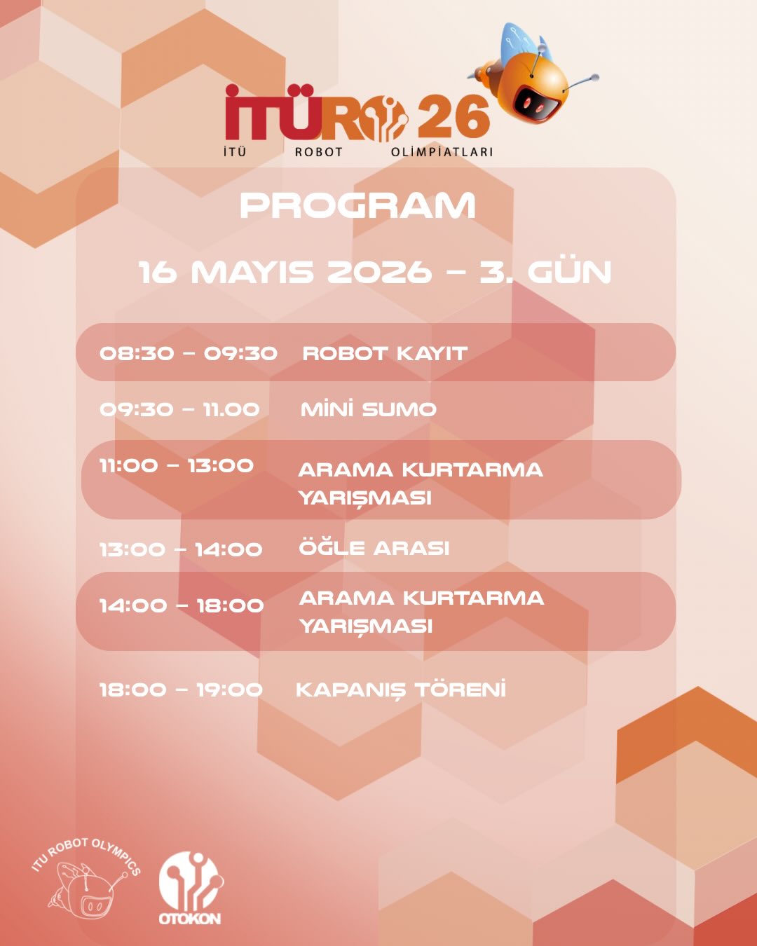 İTÜRO 2026 Yarışma Akışı 3